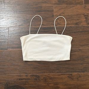 shein ribbed cami cropped crop top